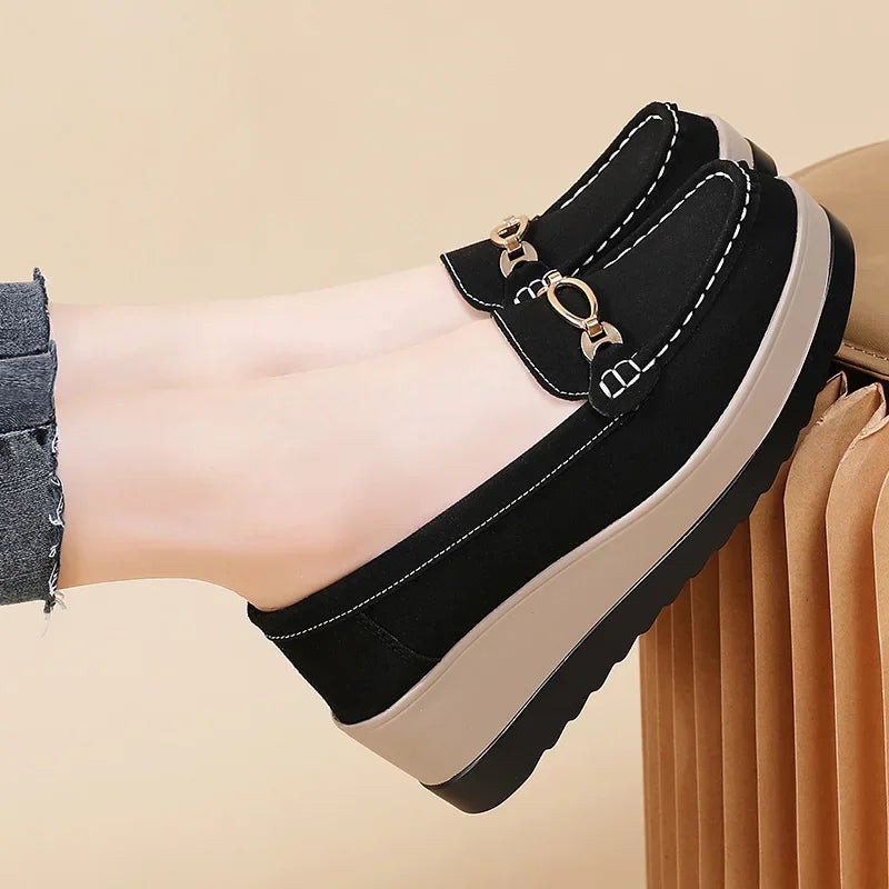 Women's Slip On Shoes Thick Sole 4