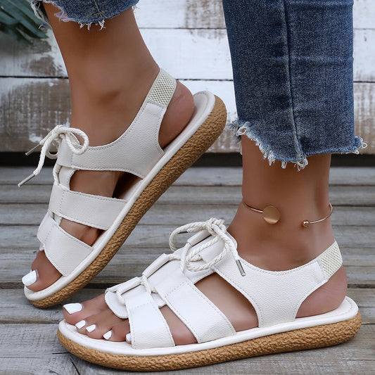 Women's Woven Sandals Non Slip Soft Sole 1