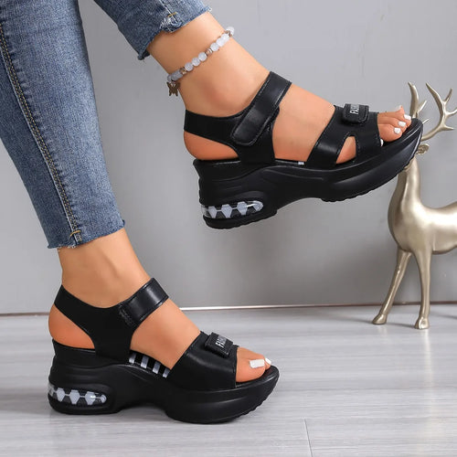 Womens Wedge Sandals Platform Thick Sole 0