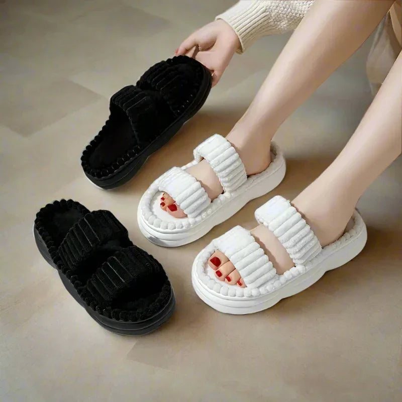 Orthopedic Double Strap Platform Sandals