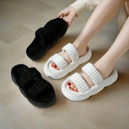 Orthopedic Double Strap Platform Sandals