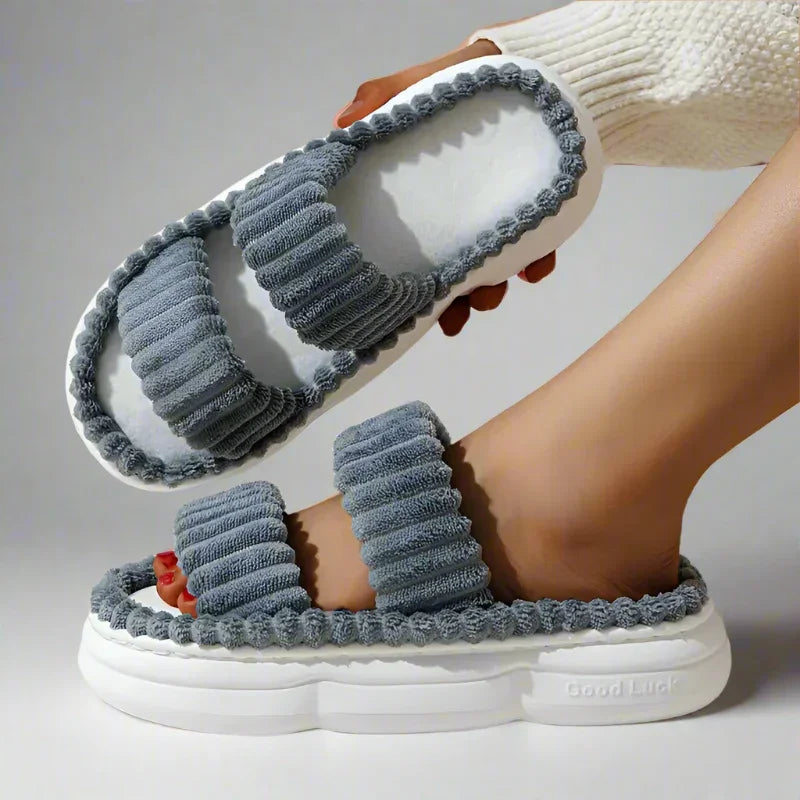 Orthopedic Double Strap Platform Sandals