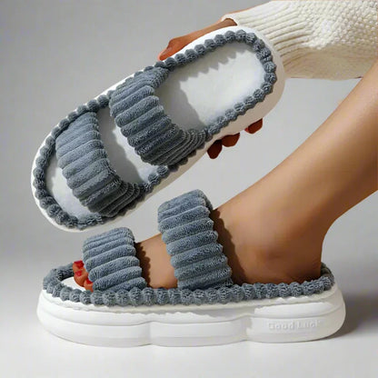 Orthopedic Double Strap Platform Sandals