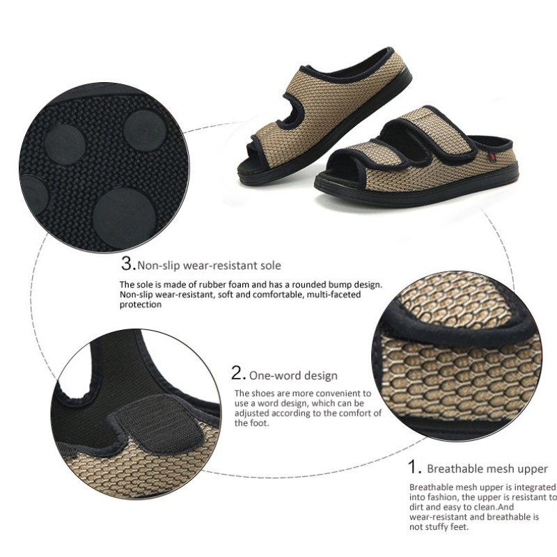 Adjustable Sandals for Swollen Feet - Blissful Shoes