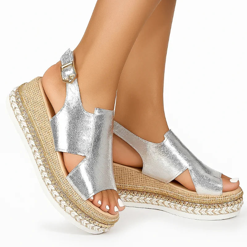Orthopedic Chic Platform Sandals