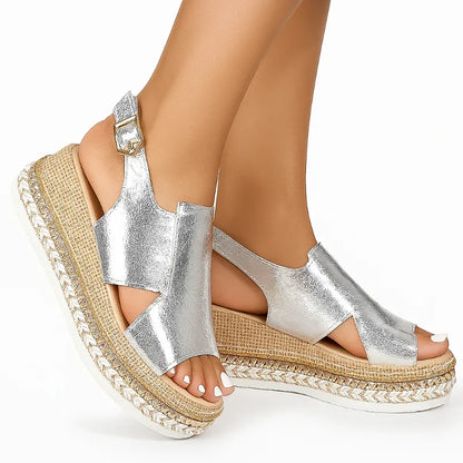 Orthopedic Chic Platform Sandals