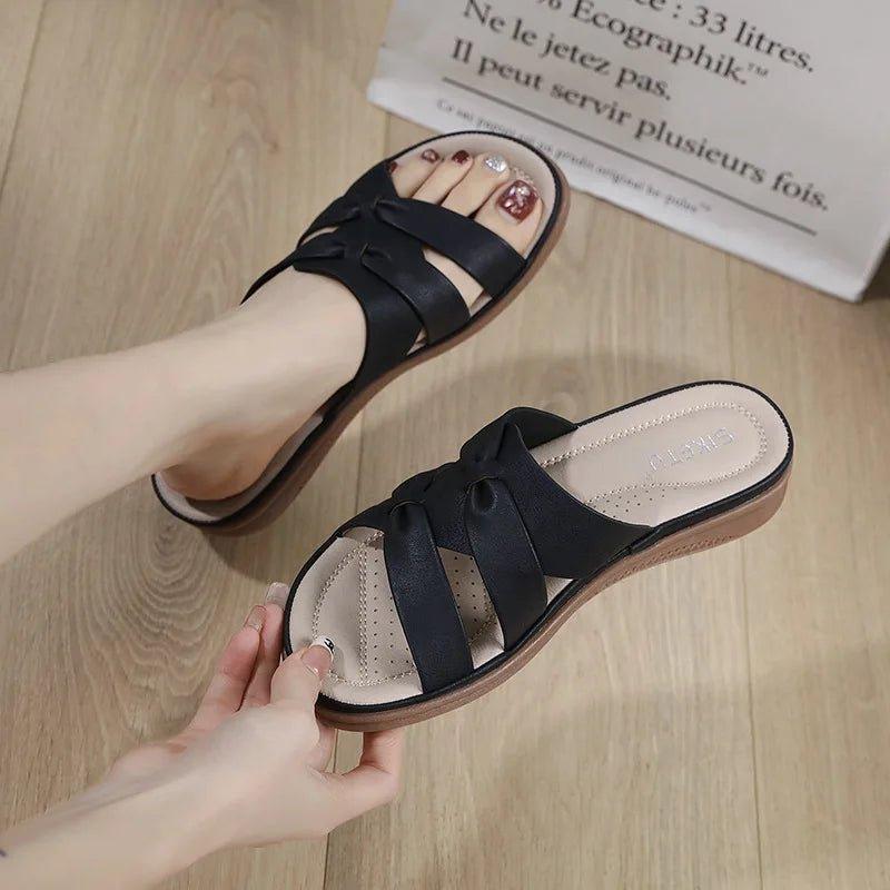 Bowknot Bunion Sandals for Women - Blissful Shoes