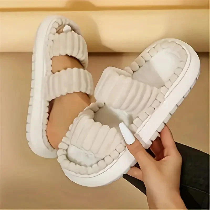 Orthopedic Double Strap Platform Sandals