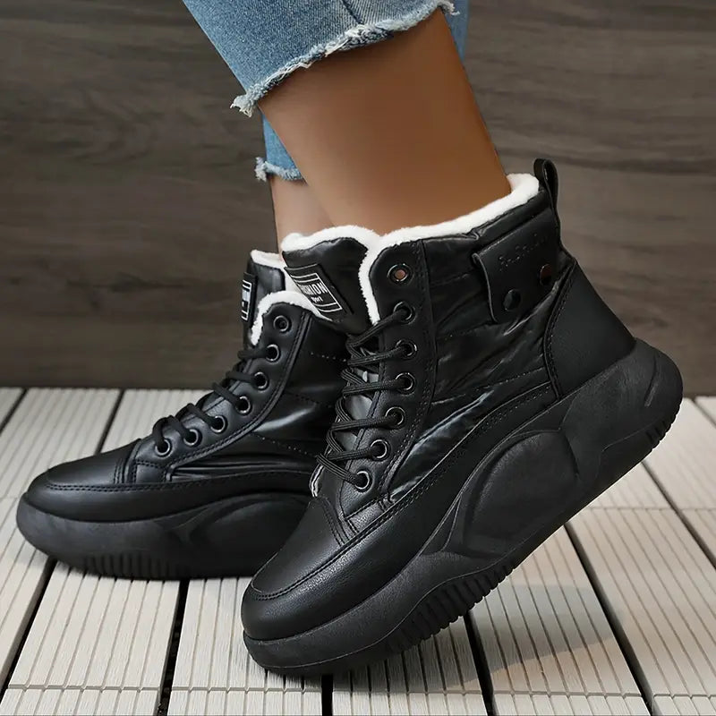 High Bliss Plush Winter Sneaker Boots