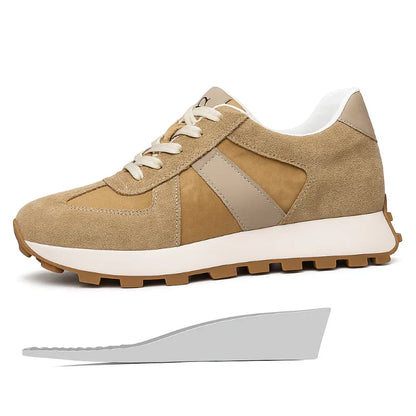 Lightweight Walking Shoes with Heel Lift