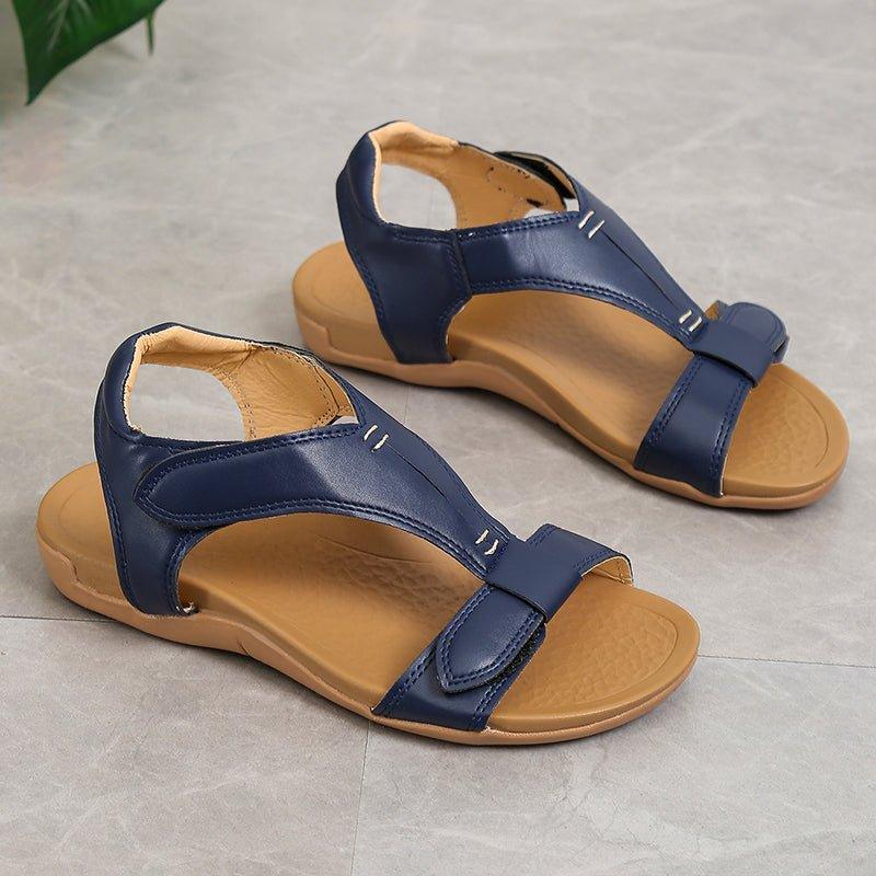 Edema Shoes - Women&#39;s Velcro Strap Sandals for Swollen Feet - Blissful Shoes