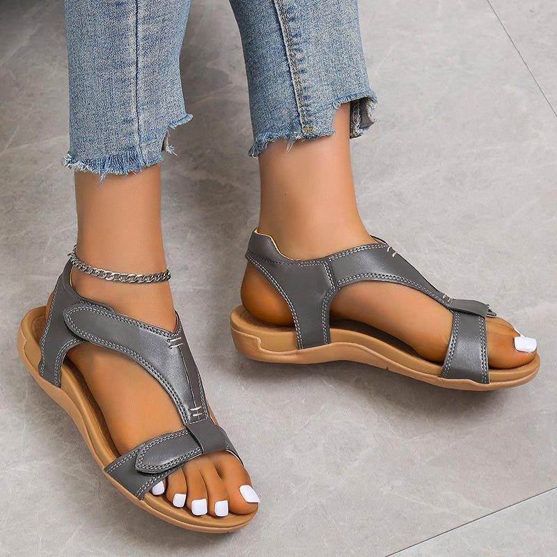 Edema Shoes - Women&#39;s Velcro Strap Sandals for Swollen Feet - Blissful Shoes