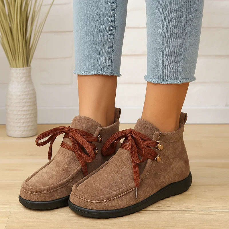 Unisex High Top Suede Arch Support Shoes