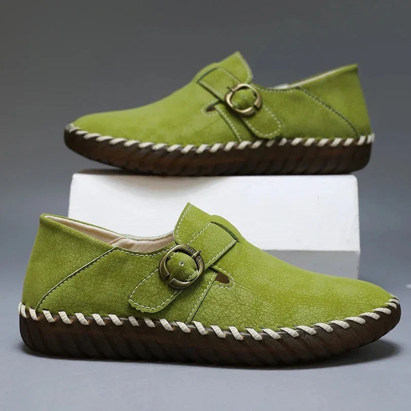 Women's Wide Toe Box Genuine Leather Moccasins