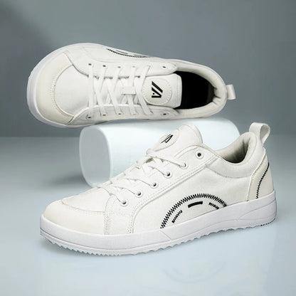 Unisex Wide Toe Box Sneakers - Mesh Upper Zero Drop
