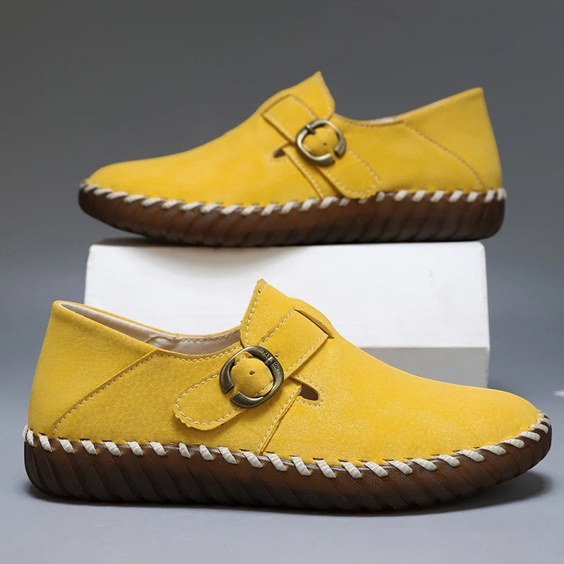 Soft Genuine Leather Slip-On Shoes