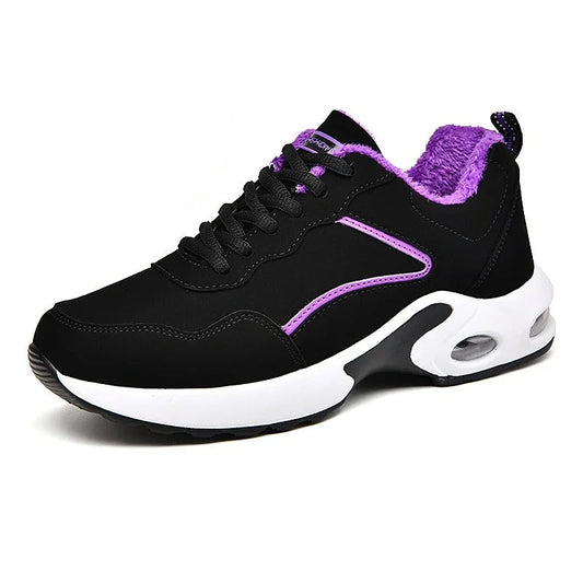 Breathable Walking Sneakers with Thick Sole