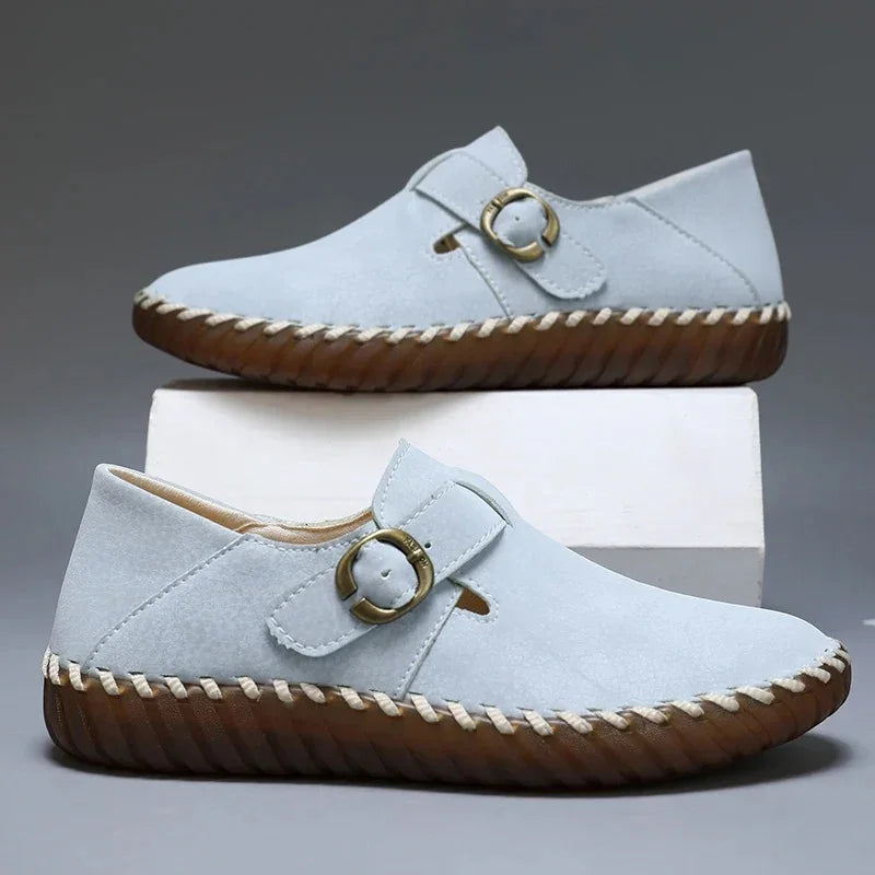 Women's Wide Toe Box Genuine Leather Moccasins