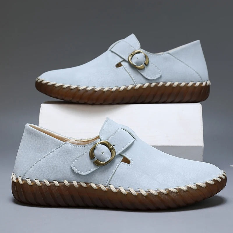 Soft Genuine Leather Slip-On Shoes