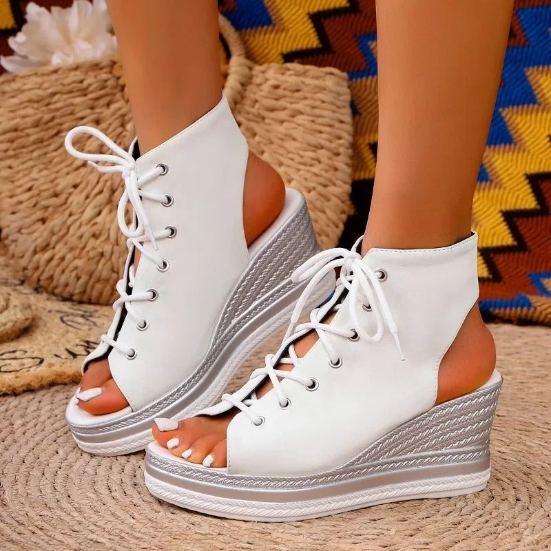Stylish Height Boost Dressy Comfort Sandals