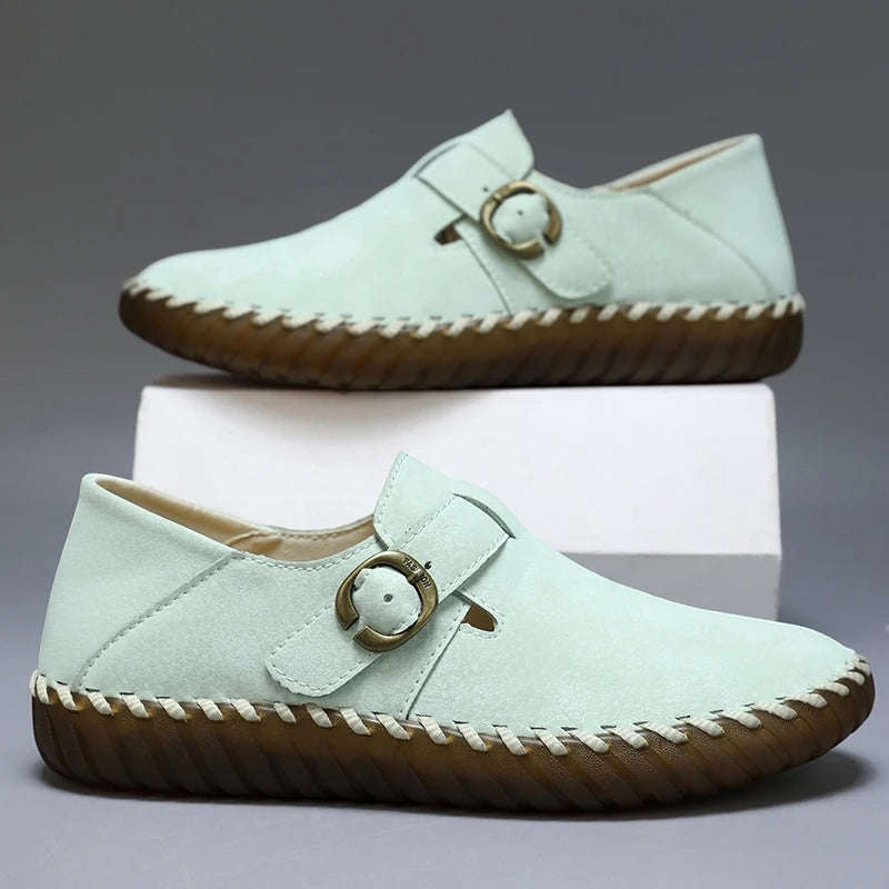 Soft Genuine Leather Slip-On Shoes