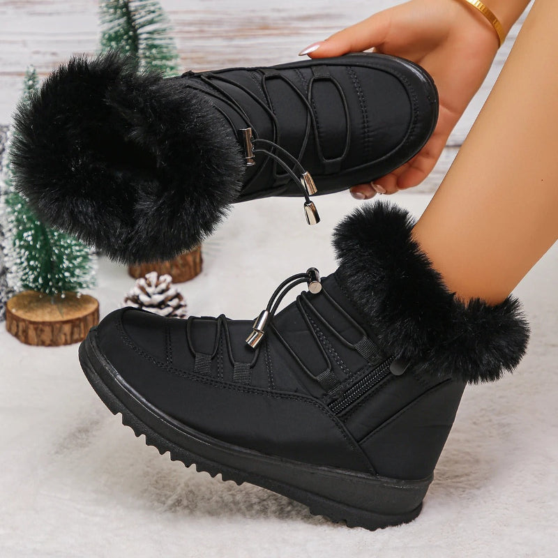 Waterproof Fur-Lined Snow Boots