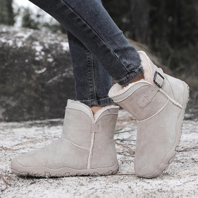 Zero-Drop Ergonomic Barefoot Boots with Flexible Outsole