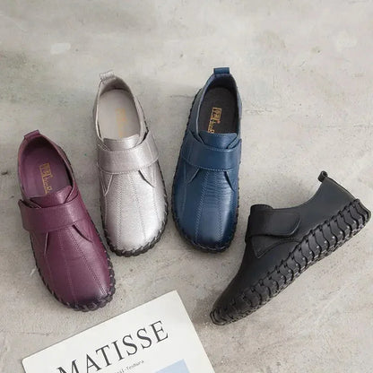 Women's Wide Toe Box Genuine Leather Loafers