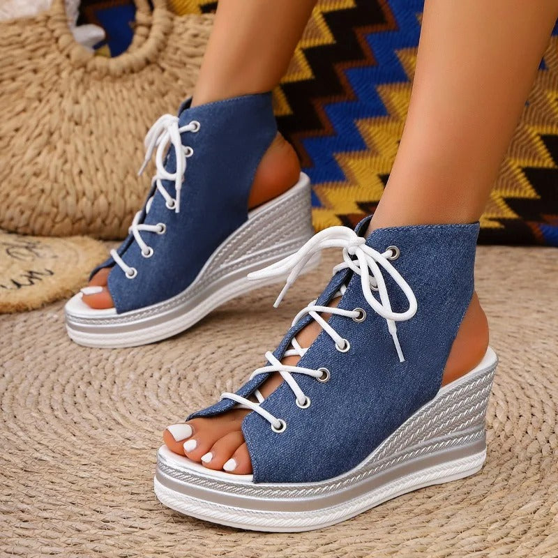 Stylish Height Boost Dressy Comfort Sandals