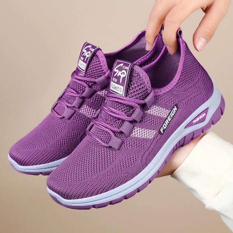Breathable Mesh Athletic Shoes for Women