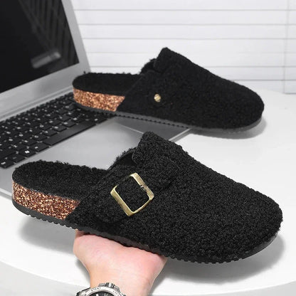 Fashionable Fleece-Lined Slippers