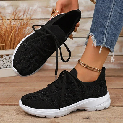 Breathable Knit Mesh Sport Sneakers