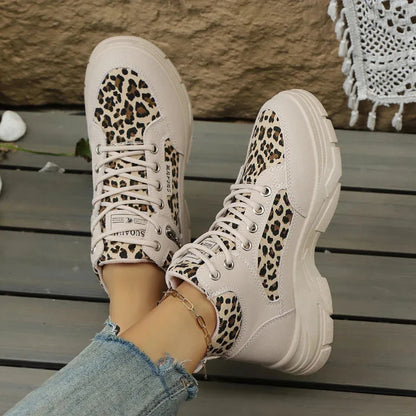 Women's High-Top Chunky Sole Sneakers Fashion