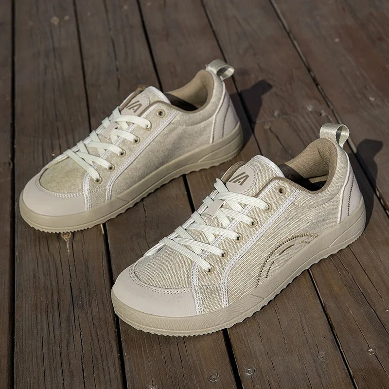 Unisex Wide Toe Box Sneakers - Mesh Upper Zero Drop