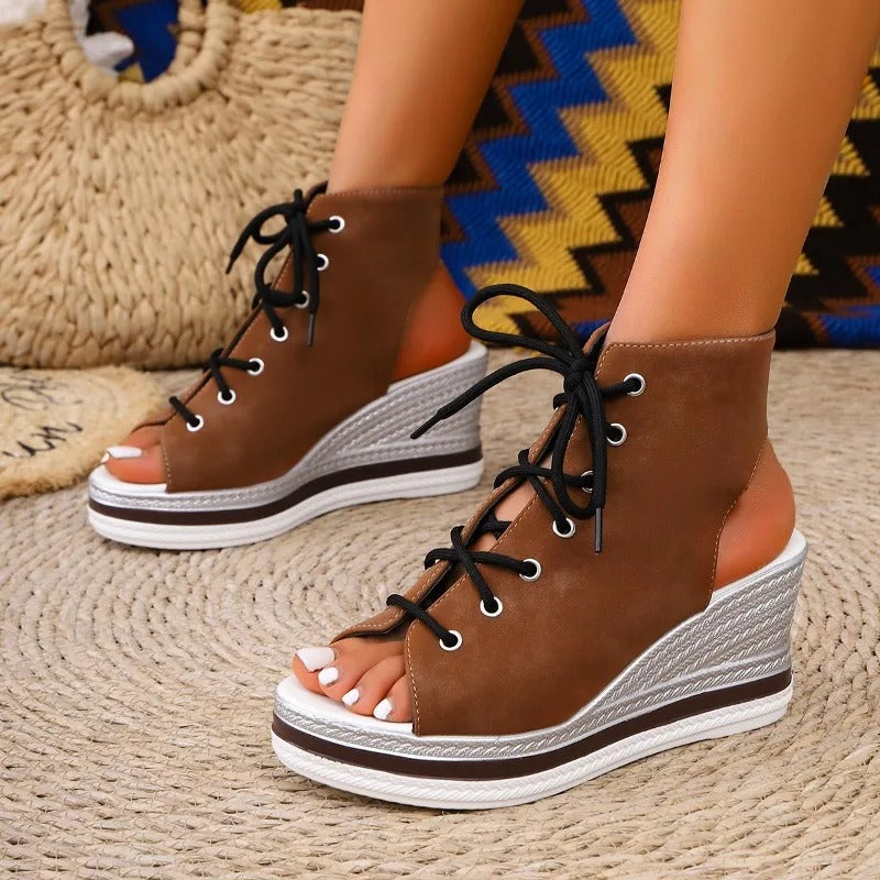 Stylish Height Boost Dressy Comfort Sandals