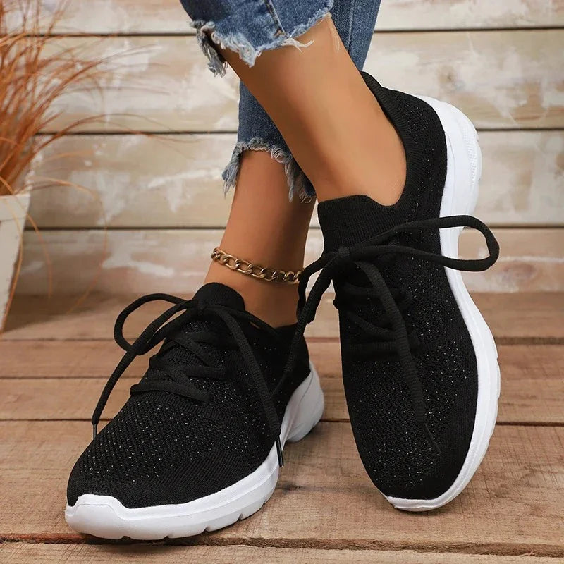 Breathable Knit Mesh Sport Sneakers