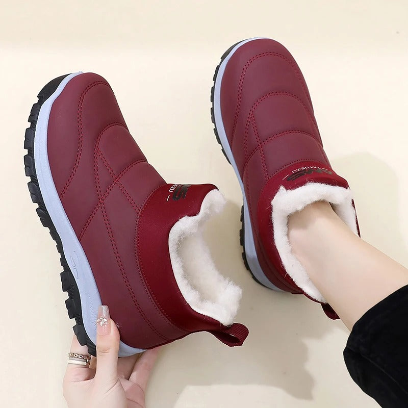 Warm Plush Comfort Footwear for Sensitive Feet