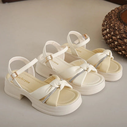 Women's Open Toe Sandals with Buckle Strap