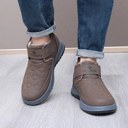 Waterproof Men’s Winter Sneakers with Warm Plush Lining