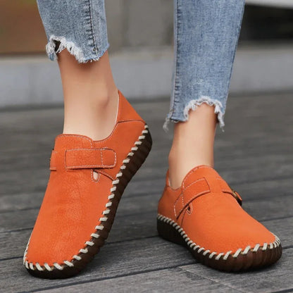 Women's Wide Toe Box Genuine Leather Moccasins