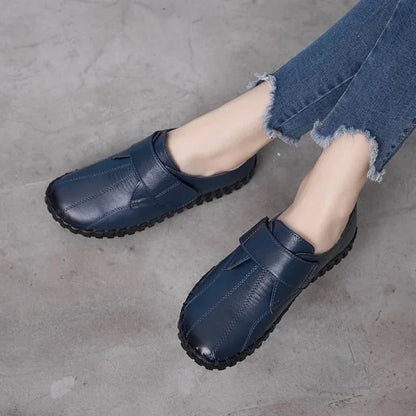 Women's Wide Toe Box Genuine Leather Loafers