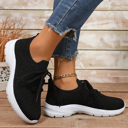 Breathable Knit Mesh Sport Sneakers