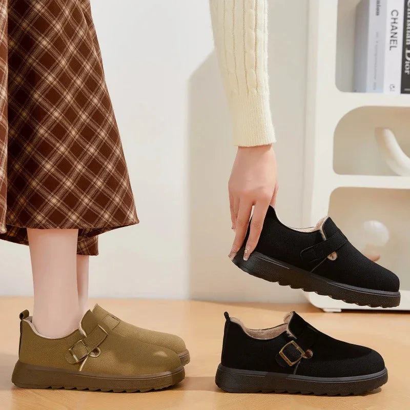 Women’s Cold-Weather Slip-On Short Boots