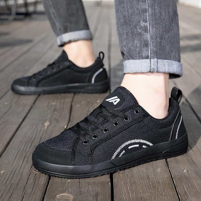 Unisex Wide Toe Box Sneakers - Mesh Upper Zero Drop