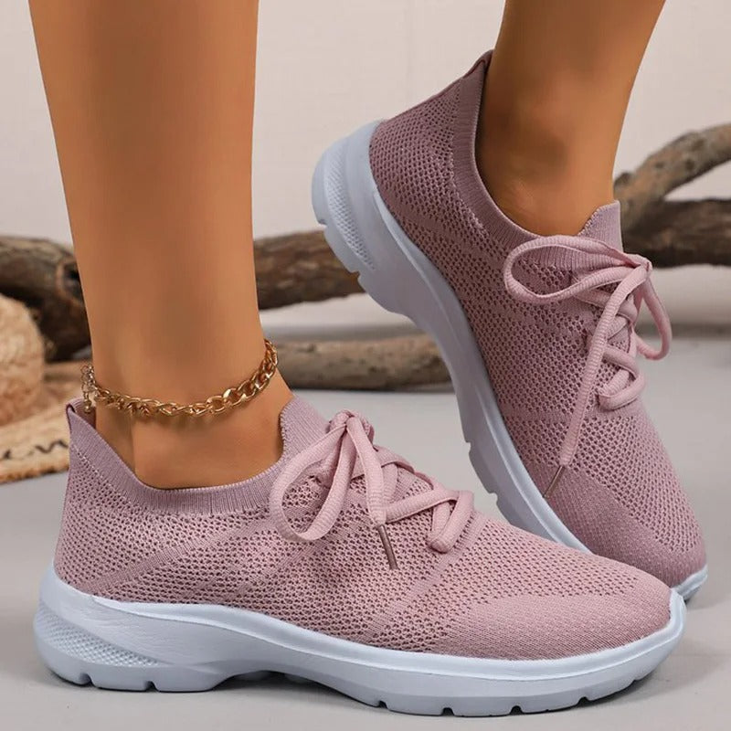 Breathable Knit Mesh Sport Sneakers