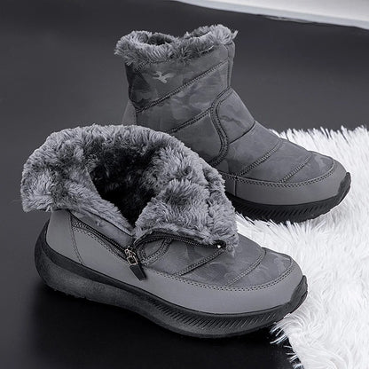 Ultra-Comfort Warm Lined Waterproof Winter Snow Boots - Plus Size
