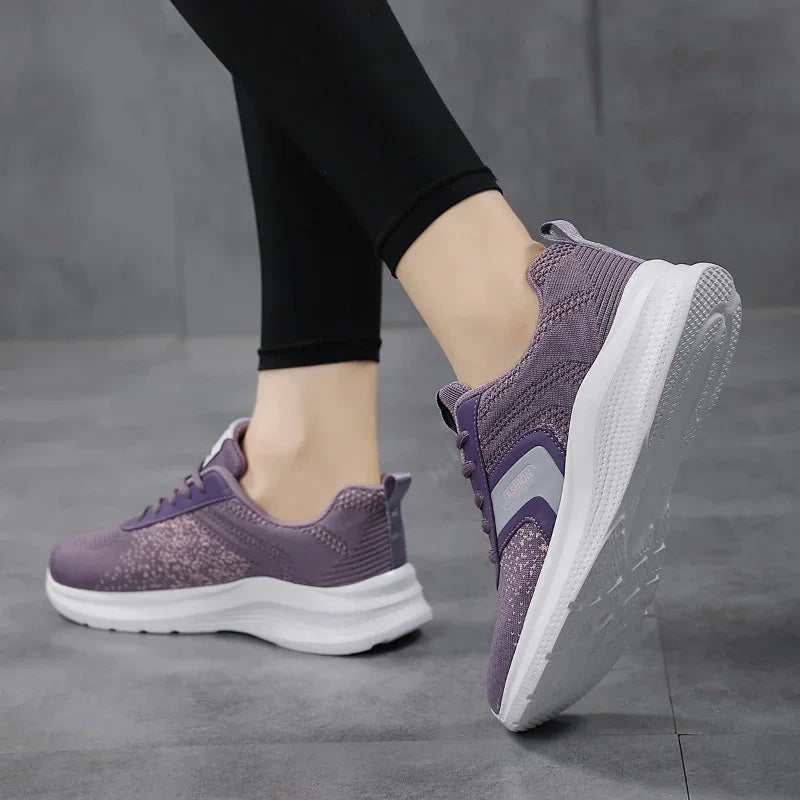 Women’s Breathable Knit Sport Sneakers