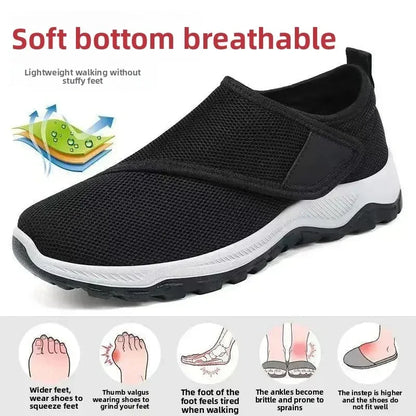 Wide-Fit Breathable Sneakers for Everyday Use
