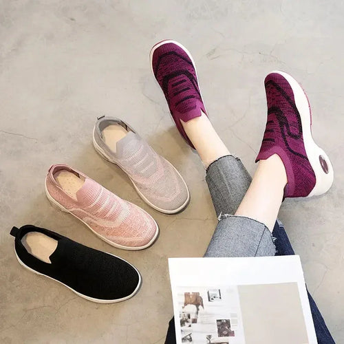 Women's Lightweight Knit Athletic Sneakers