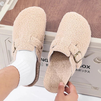 Fashionable Fleece-Lined Slippers